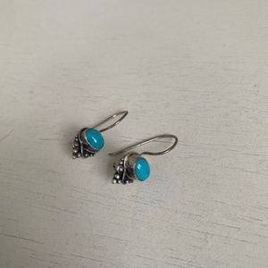 Blue Gemstone Earrings